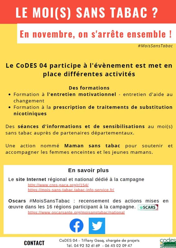 page 2 présentation Moi(s) sans tabac