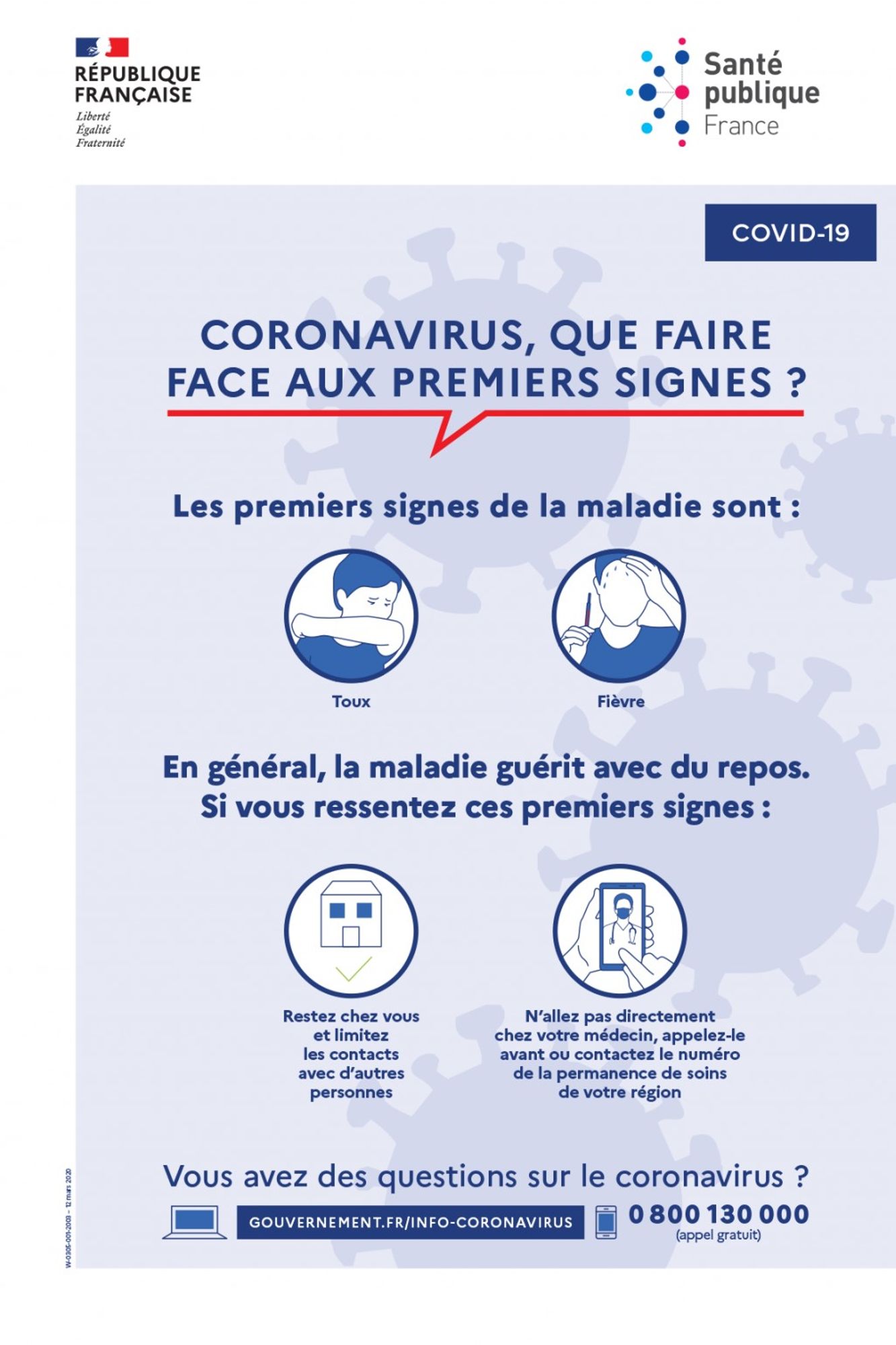 Que faire face aux premiers signes