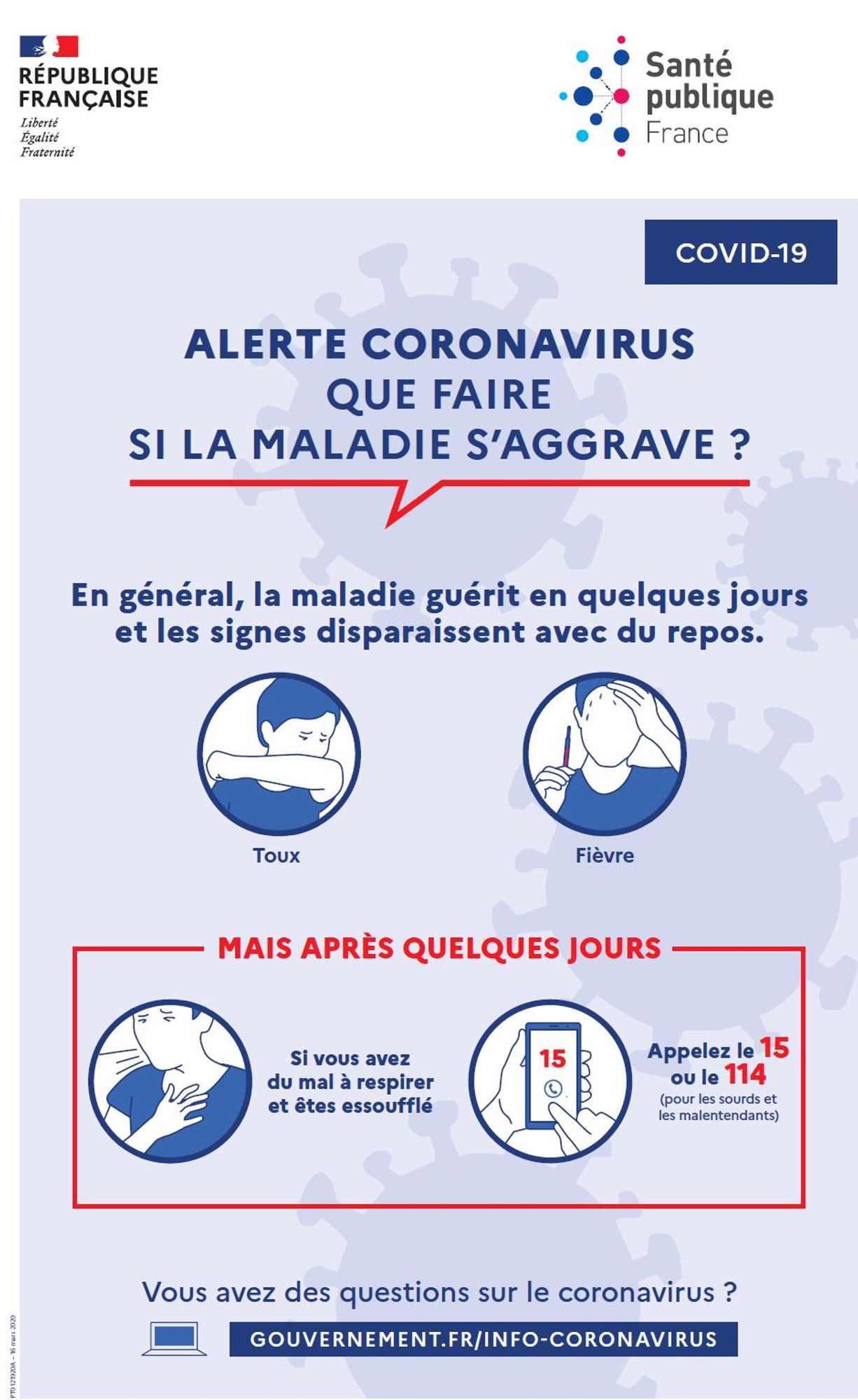 image Que faire si la maladie s'aggrave