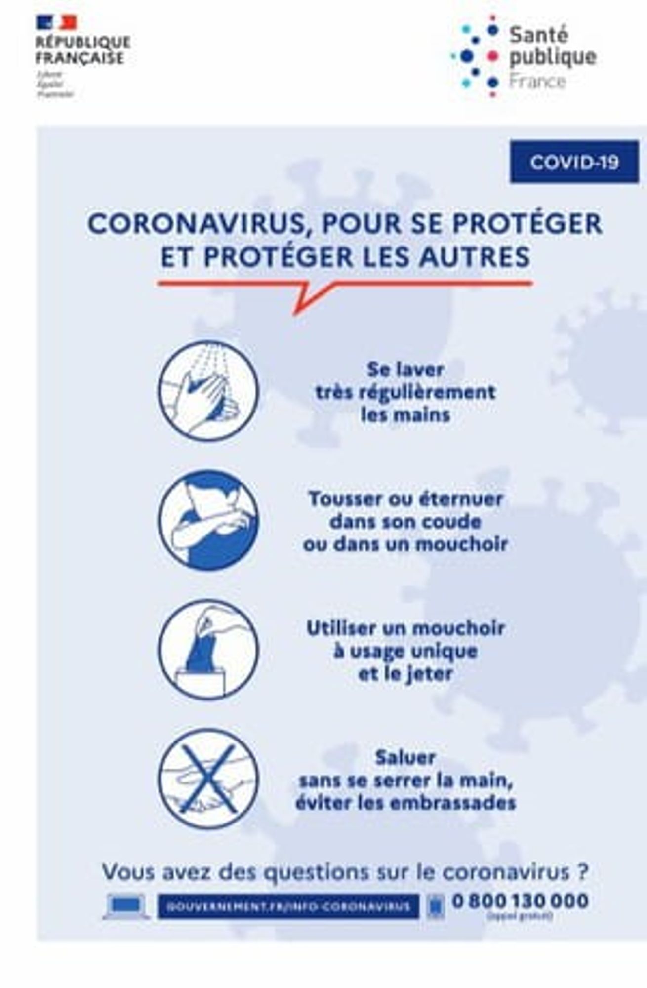image coronavirus pour se protéger et protéger les autres