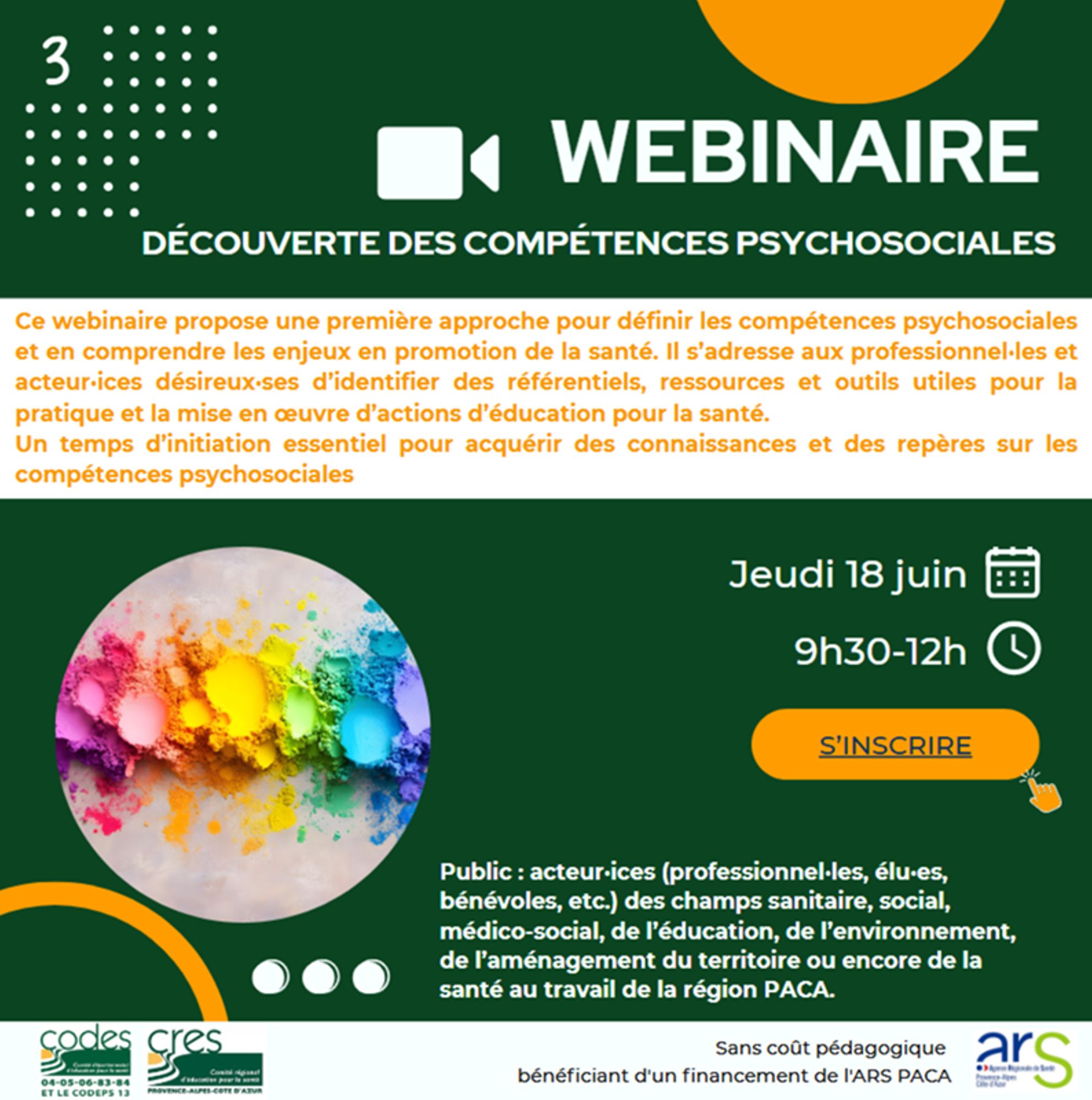 Webinaire : Découverte des compétences psychosociales - 18 juin 2026