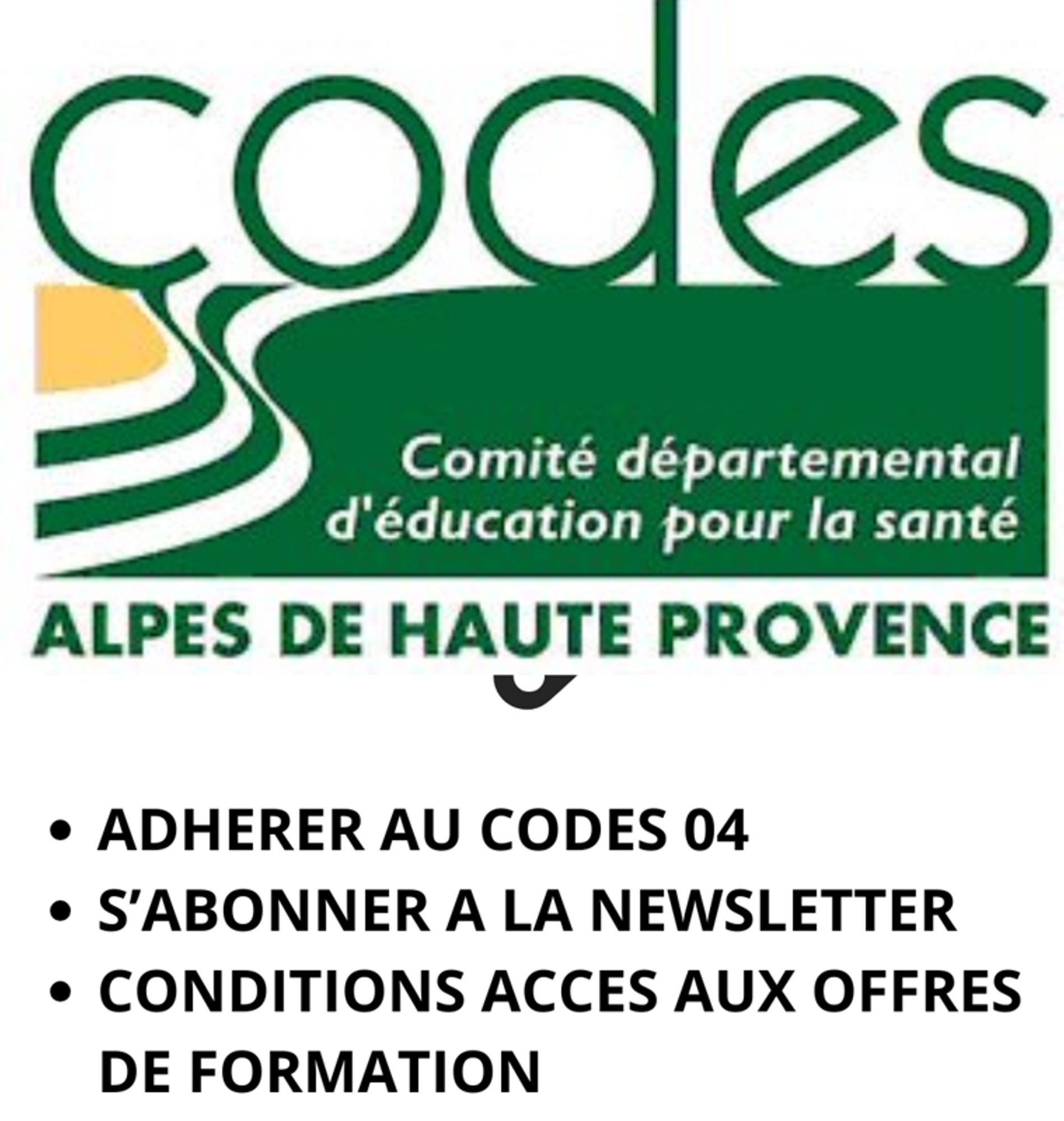 Adhérer au CoDES et bénéficier des services 