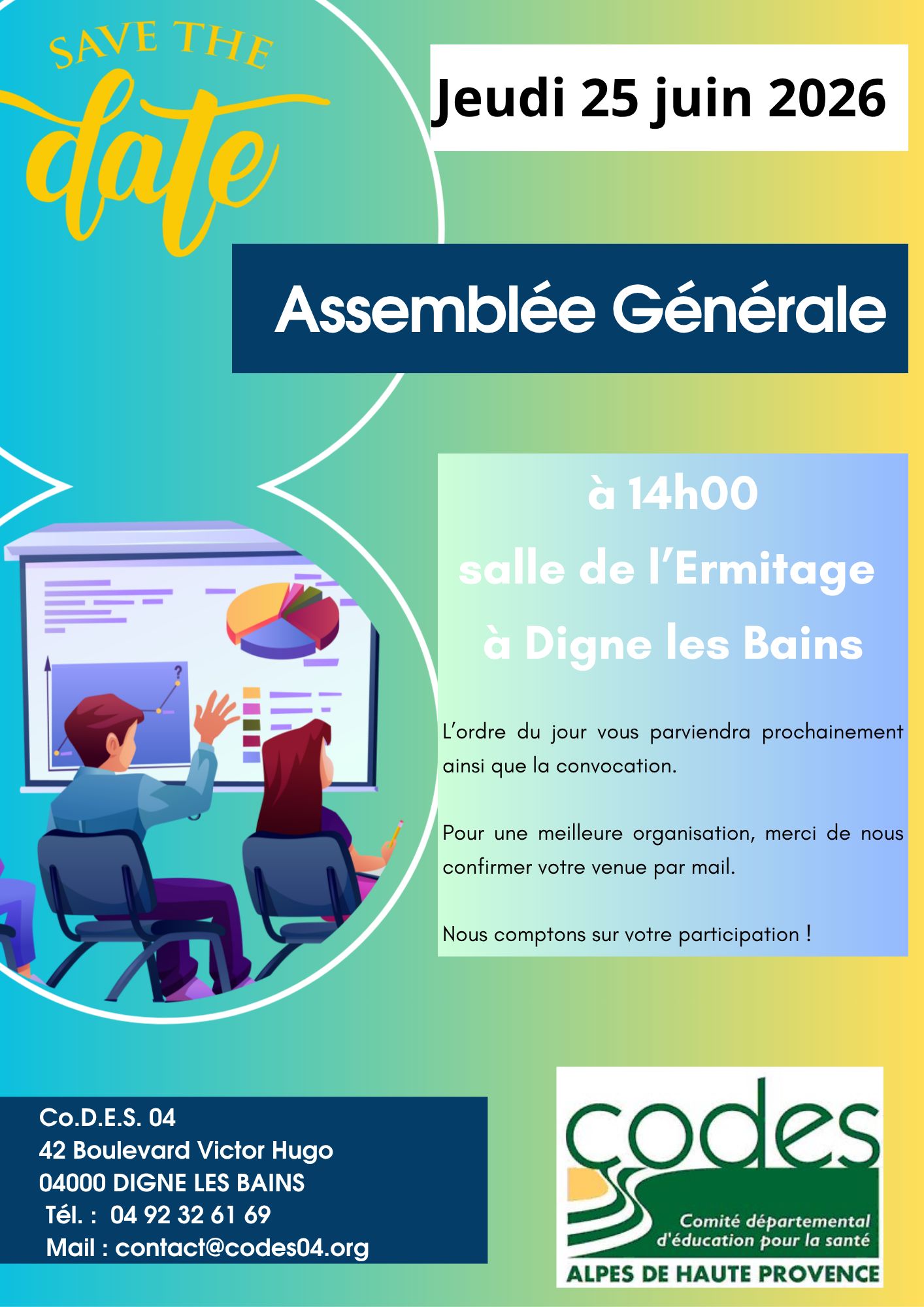Assemblée Générale du CoDES 04