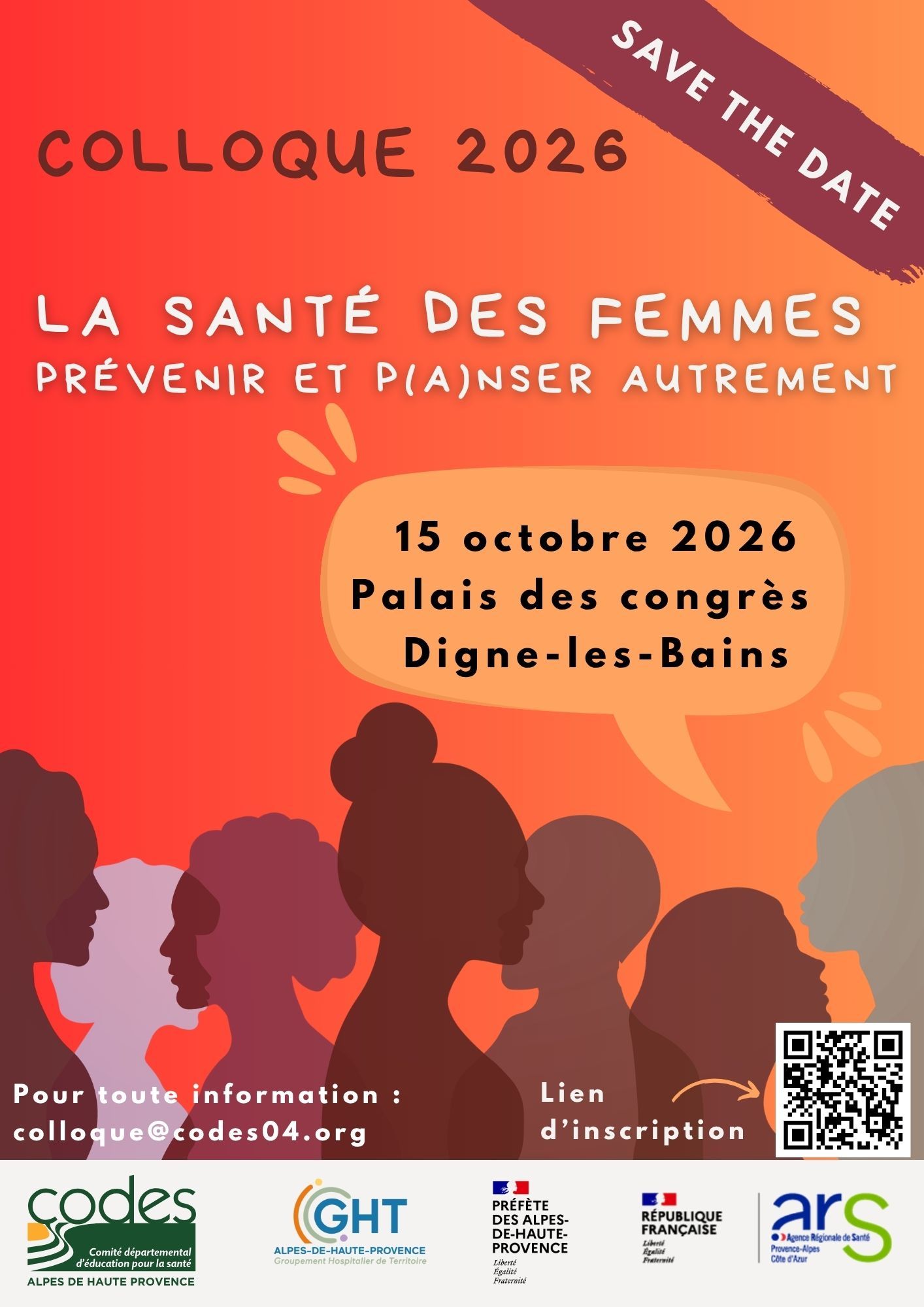 Colloque 2026 "La Santé des Femmes" PREVENIR ET P(A)NSER AUTREMENT